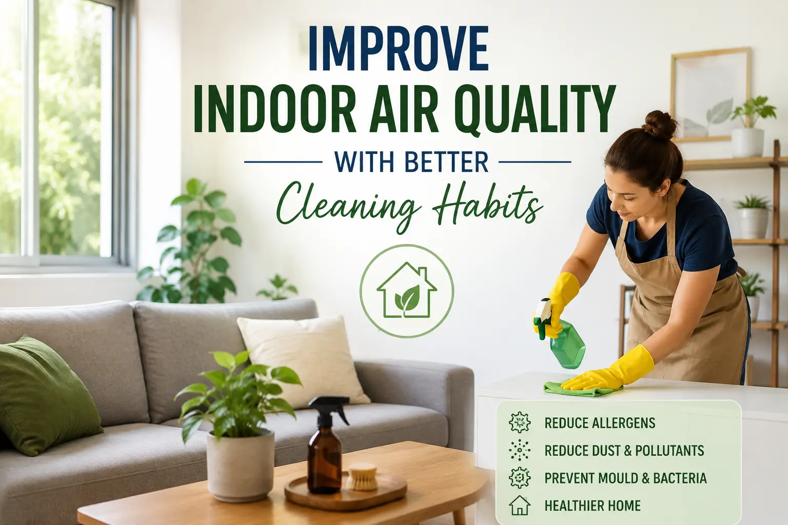 Can Indoor Air Quality Improve With Better Cleaning Habits?