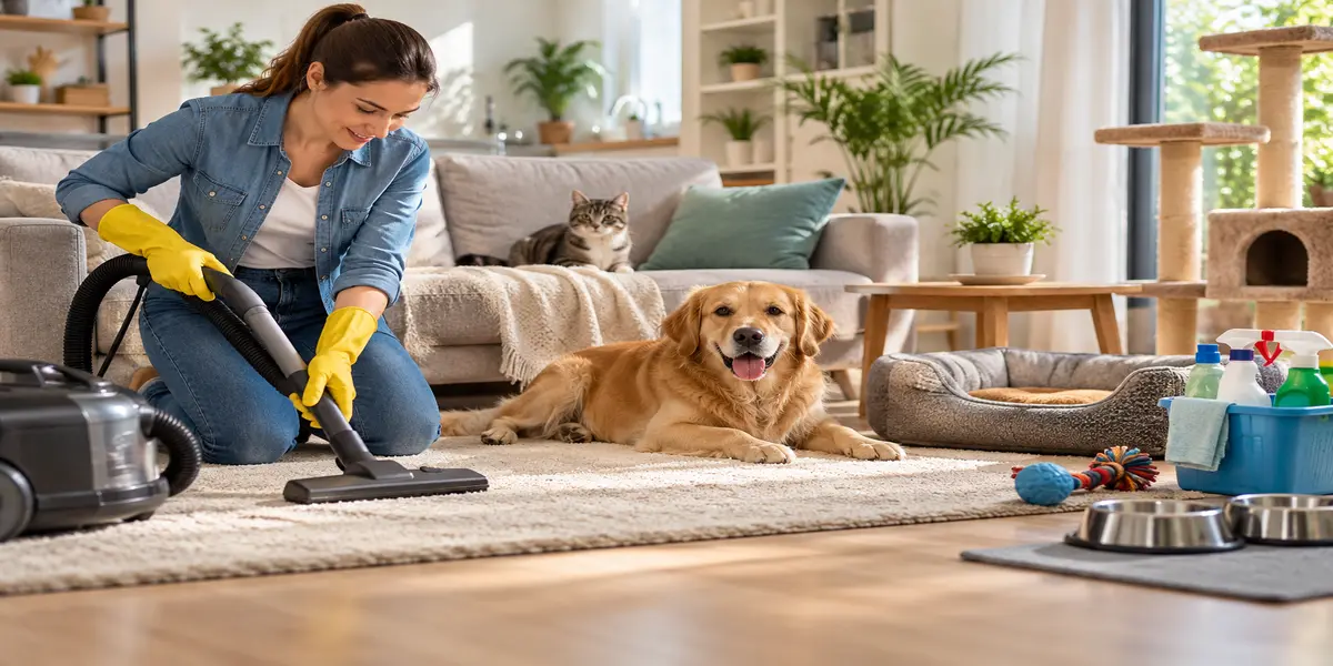 Deep Cleaning Checklist for Homes with Pets